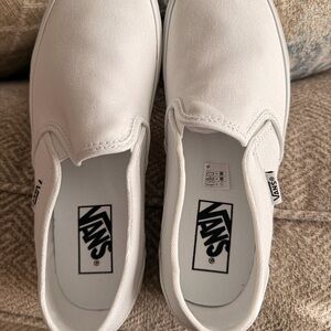 Vans True White Asher Slip-On Shoes